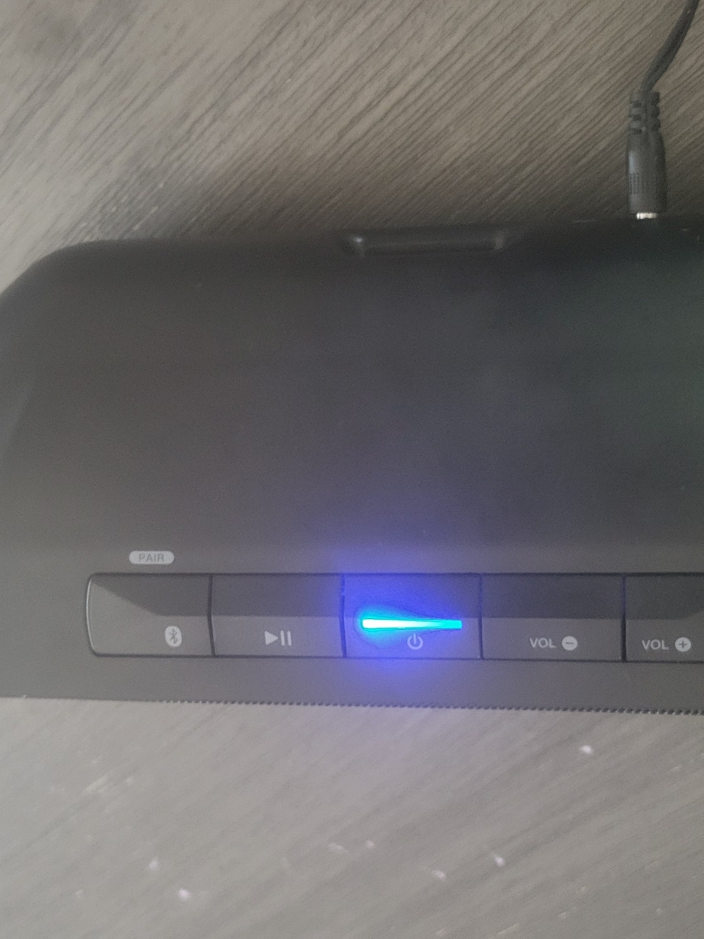 Portable Bluetooth Speaker with Blue LED